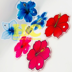 Meilleures ventes : Extensions de cils en acrylique durables, nouvelles tuiles à cils, magnifique couleur rouge, forme cœur, papillon, en promotion - Product Image 3
