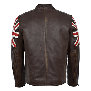 Custom 100% Genuine Napa Leather Cafe Racer <b>Jacket</b> Men's Motorcycle Biker <b>Jacket</b> Wholesale Private Label <b>Jacket</b> Manufacturer - Product Image 3