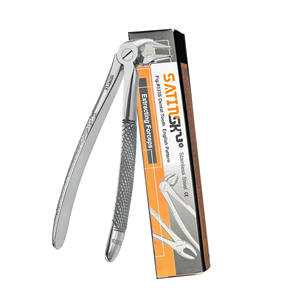 Forceps d'extraction manuel pour molaires inférieures, modèle anglais routierier Fig.214, certifié CE, haute qualité, pour chirurgie dentaire et orthodontique - Product Image 6