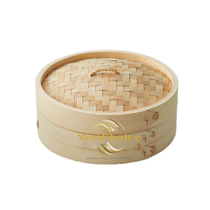 Vietchoice - Tapas para Ollas de Vapor de Bambú Natural de 3 Capas, Reutilizables, Duraderas, Compatibles con Gas/Inducción, Aptas para Congelador, Ecológicas - Product Image 2