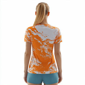 Camisetas Deportivas Estilo Hip Hop para Mujer, Manga Corta, Secado Rápido, Ajustadas, Deportivas, para Dama - Product Image 6