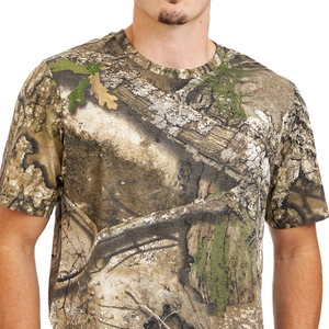 Vente en gros de t-shirts de chasse personnalisés avec impression, vêtements de chasse, t-shirts de chasse à manches longues pour hommes - Product Image 5