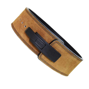 Cinturón de Cuero de Gamuza Genuino con Hebilla para Levantamiento de Pesas, Soporte Duradero de Alta Calidad, Resistente y Personalizable - Product Image 3