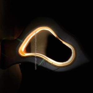 Lámpara de Mesa LED Recargable, Inalámbrica, Magnética, con Atenuación Táctil, Flexible, Giratoria, de Madera Natural, para Escritorio de Estudio, por FWE - Product Image 1