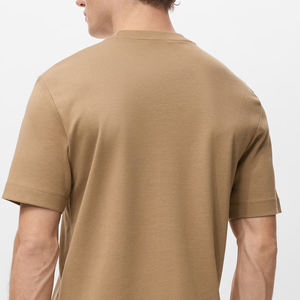 T-shirt décontracté pour homme, col rond, design uni, coupe confortable, design élégant, prix avantageux pour les acheteurs en gros / service OEM. - Product Image 5