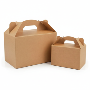 Pochettes en carton kraft jetables du Vietnam, en matériaux recyclés, avec fermeture magnétique, doublure plastique et pelliculage brillant, pour produits frits - Product Image 2