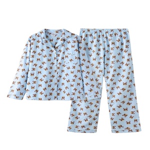 Conjunto de Pijama de Dos Piezas para Mujer, Talla Grande, Estampado Animal, Térmico, 95% Poliéster, 5% Elastano, Mangas Largas, Ropa de Dormir - Product Image 1