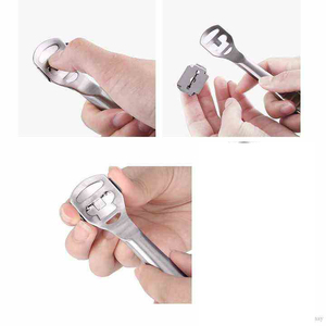Removedor de Callos de Doble Cara de Acero Inoxidable y Plástico para Eliminar Piel Muerta - Product Image 3