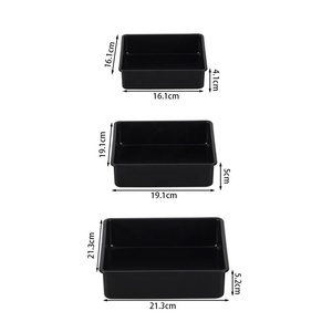 Bandeja cuadrada para hornear pasteles de acero al carbono antiadherente rectangular de acero al carbono a bajo precio personalizada - Product Image 6