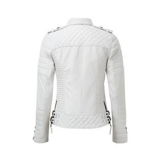 Servicio OEM, Chaqueta de Cuero para Mujer Hecha a Medida, Transpirable, Ecológica, de Alta Calidad, Fabricada en Pakistán - Product Image 3