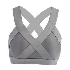Soutien-gorge de sport dos croisé grande taille de haute qualité pour femme - Séchage rapide, respirant, léger, écologique, pour yoga et course à pied - Product Image 5