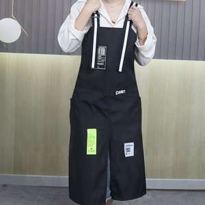 Tablier unisexe sans manches en toile de polyester multi-poches réglable pour le travail, la cuisine, la pâtisserie, le jardinage, personnalisable - Product Image 3