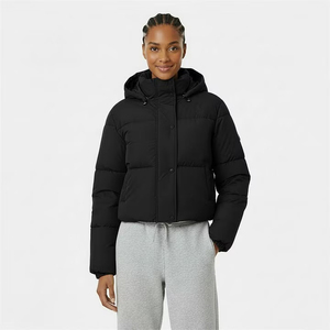 Veste d'hiver longue à capuche pour homme, de qualité supérieure, noire, à manches longues, chaude, pour l'extérieur, avec logo personnalisé - Product Image 3