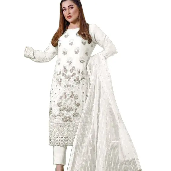 새로운 컬렉션 여성 파키스탄 드레스 여성 Salwar Kameez 결혼식 및 홈웨어 도매 가격으로 제공