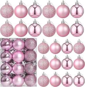 24 Pcs <b>Christmas</b> Balls Ornaments Shatterproof Gold Xmas <b>Trees</b> Parties Decorations Balls for Holiday Wedding Party Decoration - Product Image 1