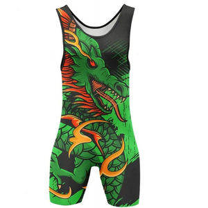 Uniformes de Lucha Libre Profesional Sublimados al por Mayor, Singlets Pro, Singlet de Lucha Libre para Hombre, OEM, ODM - Product Image 2