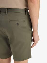 Pantalones cortos chinos ajustados para hombre, pantalones cortos informales de sarga de algodón de primera calidad, pantalones cortos de verano para golf y caminar, pantalones cortos versátiles de color verde caqui para hombre - Product Image 2
