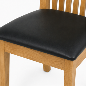 Ensemble de salle à manger ARTERRA Premium Modern Farmhouse en teck, table rectangulaire avec chaises à dossier haut pour la maison - Product Image 5