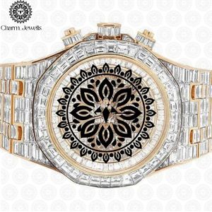 Reloj Mecánico de Acero Inoxidable de Lujo para Hombre Charm Jewells, Esfera Analógica de 40 mm, Cristal, Botón de Presión, Cierre Oculto, Resistente al Agua 10 Bar - Product Image 3