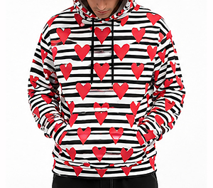 Sweat à capuche zippé noir pour homme, en molleton de coton premium, style streetwear hiver, chaud et tendance, pour un usage décontracté - Product Image 5