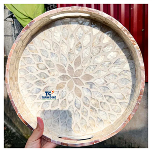 Fabricante de Exportación Directa, Bandeja de Nácar, Decoración Festiva para Mesa, Bandeja de Ramadán de Nácar - Product Image 1