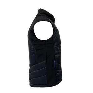 เสื้อกั๊กผ้าแคนวาสเคลือบ OEM แบบไม่มีแขน  พร้อมโลโก้ด้านหน้าแบบกำหนดเอง  ผลิตจากโพลีเอสเตอร์ ราคาขายส่ง รับทำโลโก้ตามสั่ง - Product Image 3