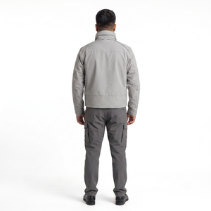 Custom Men's <b>Waterproof</b> Breathable Softshell Jacket Windproof Outdoor Workwear Utility Coat OEM Wholesale Blank Jacket Supplier - Product Image 2