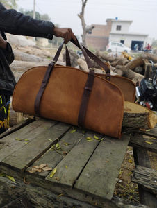 Porta Leños Multifuncional de Cuero Portátil LLR-0063, Soporte para Leña de Chimenea para Uso Doméstico - Product Image 2