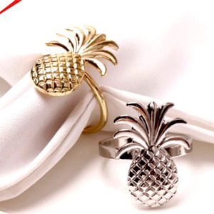Magnifique porte-serviettes en métal argenté en forme de feuille, pour mariage, dîner, vaisselle, écologique, décoratif - Product Image 5