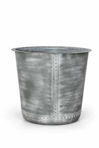 Maceta de Metal Galvanizado Rústica con Asas, Maceta Resistente para Jardín - Product Image 3