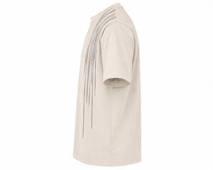 Heavy <b>Polyester</b> Unisex <b>T</b>-<b>Shirt</b> Manufacturer Private Label OEM ODM Casual Apparel Custom Clothing Factory Service Geometric - Product Image 4