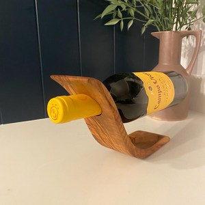 Solid Acacia Wood <b>Wine</b> Holder Morden Luxury Design Display Board with Engraved Design for Whiskey and Tequila Bottles - Product Image 4