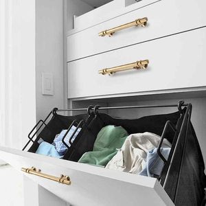 Black & Gold T-Bar Drawer & Closet <b>Pulls</b> Kitchen Cabinet <b>Door</b> <b>Handles</b> - Product Image 5