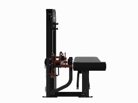 Appareil de musculation robuste à résistance sélectionnable pour les curls couchés des jambes, pour l'entraînement des ischio-jambiers et des mollets