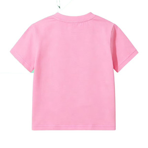 Camisetas de Algodón 100% para Niñas Pequeñas, Cuello Redondo, Estampado de Pájaros de Dibujos Animados, Manga Corta con Volantes, Anti-Pilling, Transpirables, Venta al Por Mayor - Product Image 6