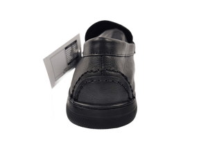 Mocasines de Cuero Negro para Hombre, Punta Cerrada, Antideslizantes, Transpirables, con Amortiguación de Aire, Zapatos de Oficina y Carrera, Suela de TPR - Product Image 4