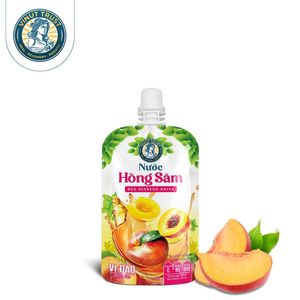 เครื่องดื่มโสมแดงผสมน้ำพีช ขนาด 150 มล. แบบซอง ยี่ห้อ VINUT TRUST - Product Image 1