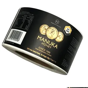 Etiquetas Adhesivas Personalizadas de Papel Metálico Dorado para Perfumes, Calcomanías de Lujo para Botellas de Cosméticos - Product Image 4