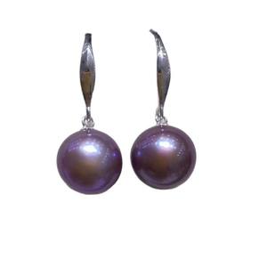 Wenchi Queen Style S925 Silver Freshwater Pearl <b>Dangle</b> <b>Earrings</b> 7-8mm White Subtle Flaws <b>Fashionable</b> Stylish Accessories China - Product Image 5