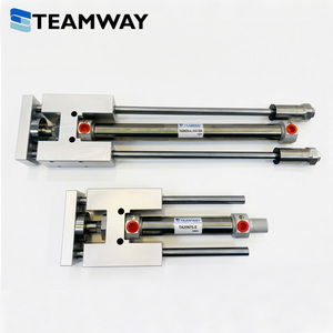 กระบอกลมแบบมีรางนำทาง TEAMWAY TA Series - ขนาดรู 20 มม./25 มม., ระยะชักยาวสูงสุด 400 มม., ตัวกระตุ้นลมความแม่นยำสูง - Product Image 1