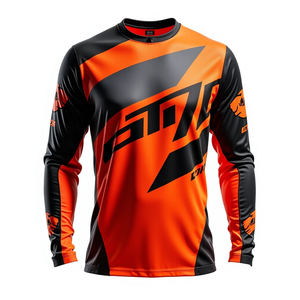 Jersey de Motocross MX Personalizado de la Mejor Calidad, Ropa de Carreras de Autos, Tallas Grandes, Jersey de Motocross para Ciclismo al Aire Libre - Product Image 2