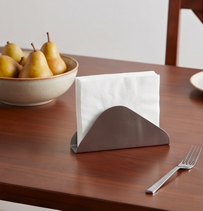 Elegante Servilletero Metálico con Acabado Plateado, Ideal para Mesas de Comedor en Restaurantes, Almacenamiento de Servilletas con Estilo - Product Image 5