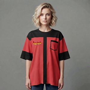เสื้อยืดผู้หญิงคอตตอน 100% หรูหรา 230GSM ทรงหลวมไหล่ตก 2 สี คุณภาพพรีเมียม หนานุ่ม ขายส่ง รับผลิตตามแบบ - Product Image 6