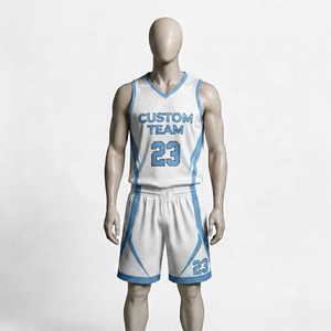 Ensemble d'uniformes de basketball personnalisés, impression par sublimation, maillot d'équipe, gilet et short, vêtements de sport à séchage rapide - Product Image 1