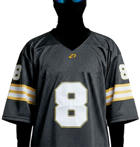 เสื้อฟุตบอลอเมริกันแบบสวมใส่สบาย ระบายอากาศได้ดี แขนสั้นทรงโอเวอร์ไซส์ สำหรับฤดูร้อน  รับสั่งทำชื่อและหมายเลข  ผลิตโดยผู้ผลิต - Product Image 4