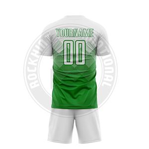 ชุดฟุตบอลประสิทธิภาพสูง น้ำหนักเบา แห้งเร็ว เสื้อและกางเกงขาสั้น สำหรับฝึกซ้อมและการแข่งขัน - Product Image 5