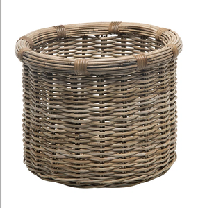 Handmade Natural Rattan <b>Wicker</b> <b>Basket</b> Round Storage Organizer <b>Basket</b> Home Decor - Product Image 1
