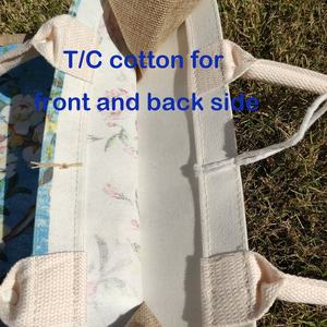 Bolsa de Almacenamiento de Yute Resistente y Duradera con Cierre, Plegable, para Viajes y Uso en la Cocina - Product Image 4