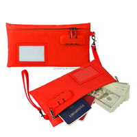 Benutzer definiertes Logo gedruckt Silica Gel Wasserdichte feuerfeste Mode Reiß verschluss Kosmetik tasche Einfache Geldbörse & kleine Mini-Brieftasche