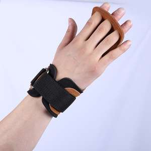 Guantes de Cuero de 3 Orificios para Levantamiento de Pesas y Crossfit, Antideslizantes, con Correa Ajustable para la Muñeca, Protección para la Palma, Unisex, Personalizables OEM - Product Image 2